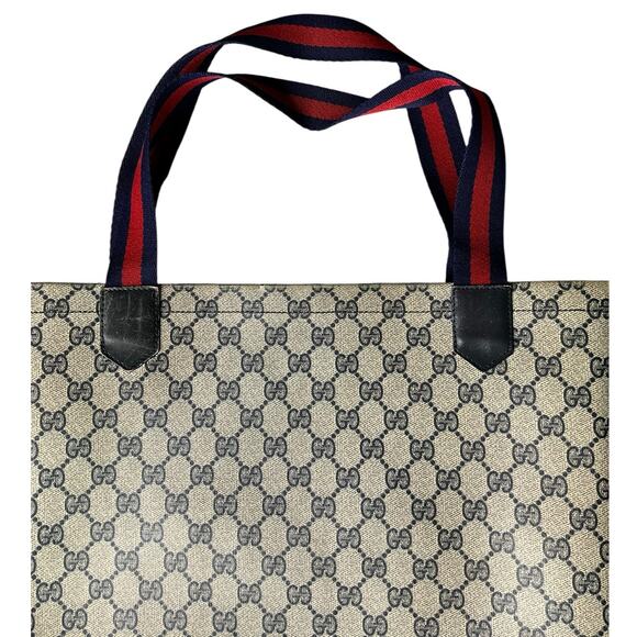 Gucci GG Canvas Sherry Line Tote Bag - Picture 5 of 9